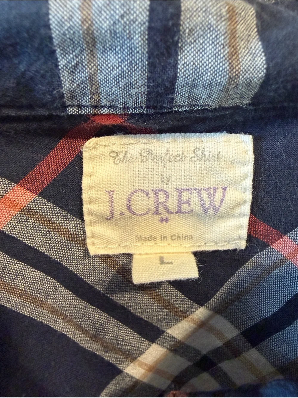 J.Crew Plaid Button Shirt